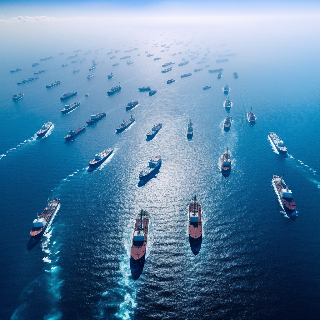 a lot of bulk carriers
